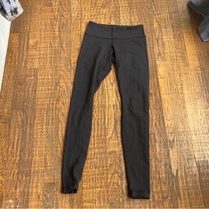 Lululemon black full length leggings size 2